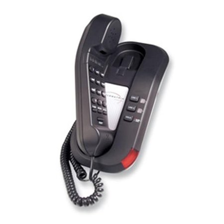 SCITEC Scitec  Inc. Corded Telephone TLM-691591 TeleMatrix 2L Trimline Black TLM-691591